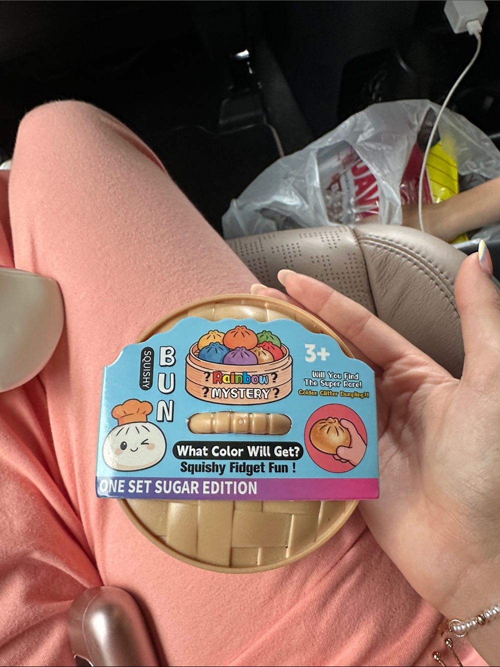 Rainbow Mystery Squishy Fidget Bun - Sugar Edition